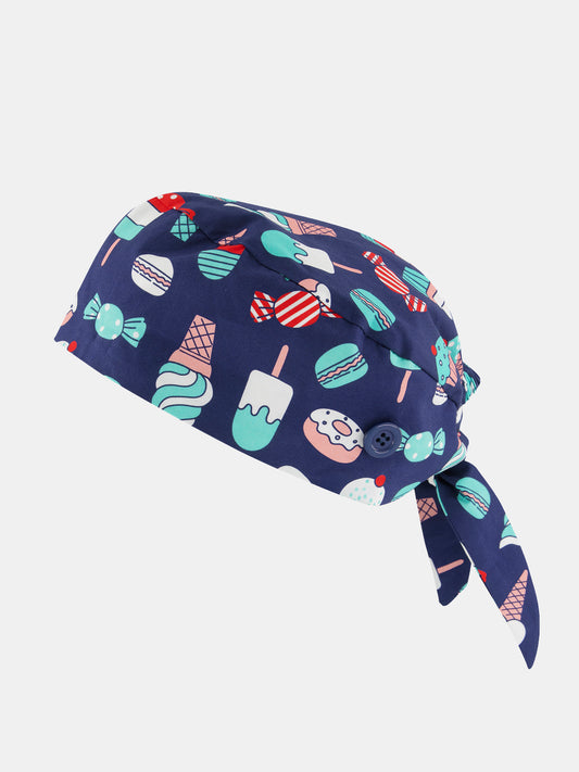 Inaura CSC245U Printed Unisex Scrub Cap in Sugar Land