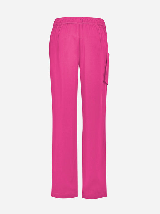 Inaura CSP102UL Pink Unisex Scrub Pant in Pink - back view