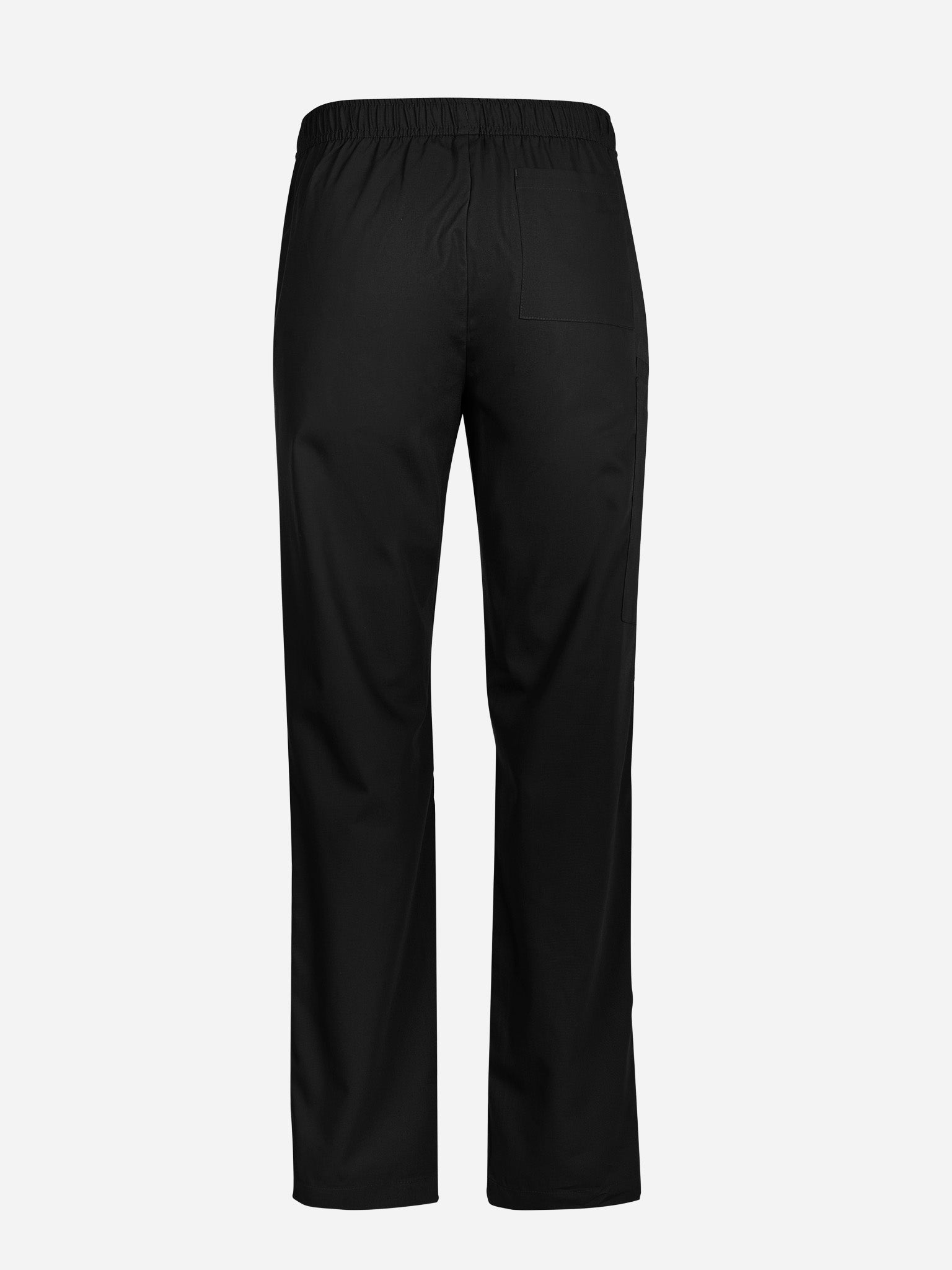 Inaura CSP143ML Tokyo Mens Scrub Pant in Black - back view