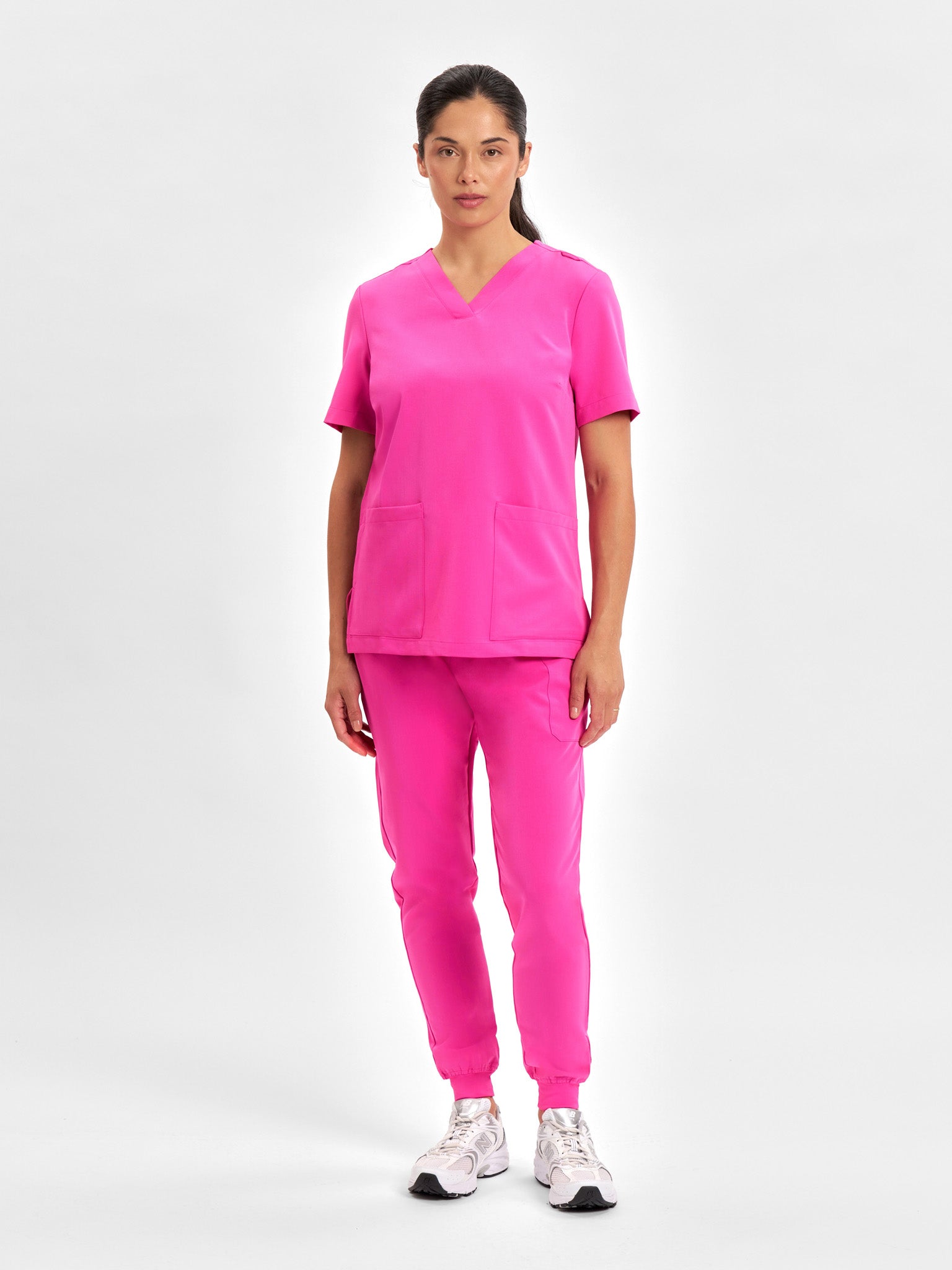 Womens Pink Jogger Scrub Pant - CSP241LL - inaura-0