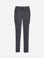 Inaura CSP943LL Avery Womens Slim Leg Scrub Pant in Charcoal