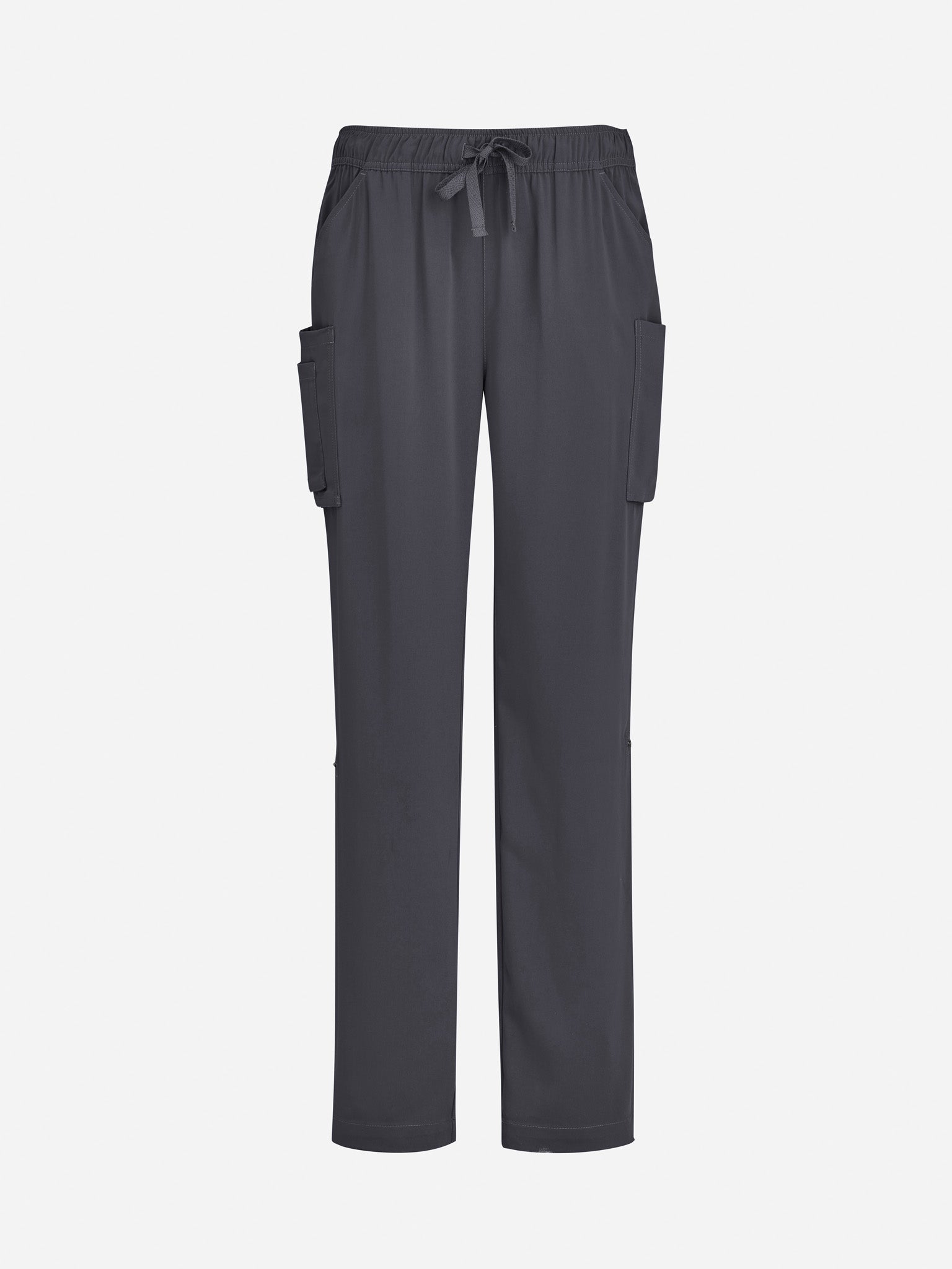 Inaura CSP944LL Avery Womens Straight Leg Scrub Pant in Charcoal