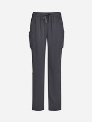 Inaura CSP944LL Avery Womens Straight Leg Scrub Pant in Charcoal