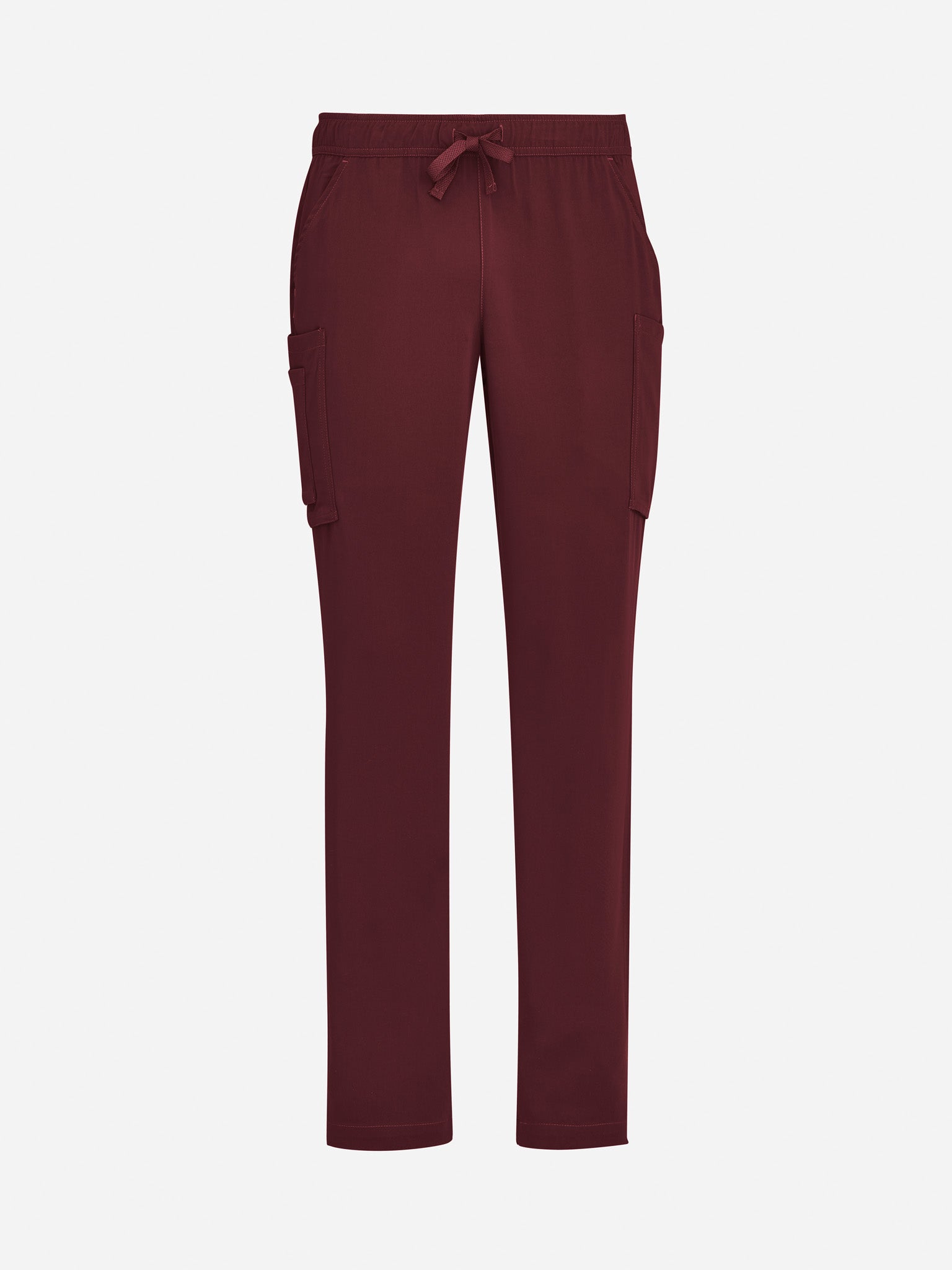 Inaura CSP946ML Avery Mens Straight Leg Scrub Pant in Burgundy