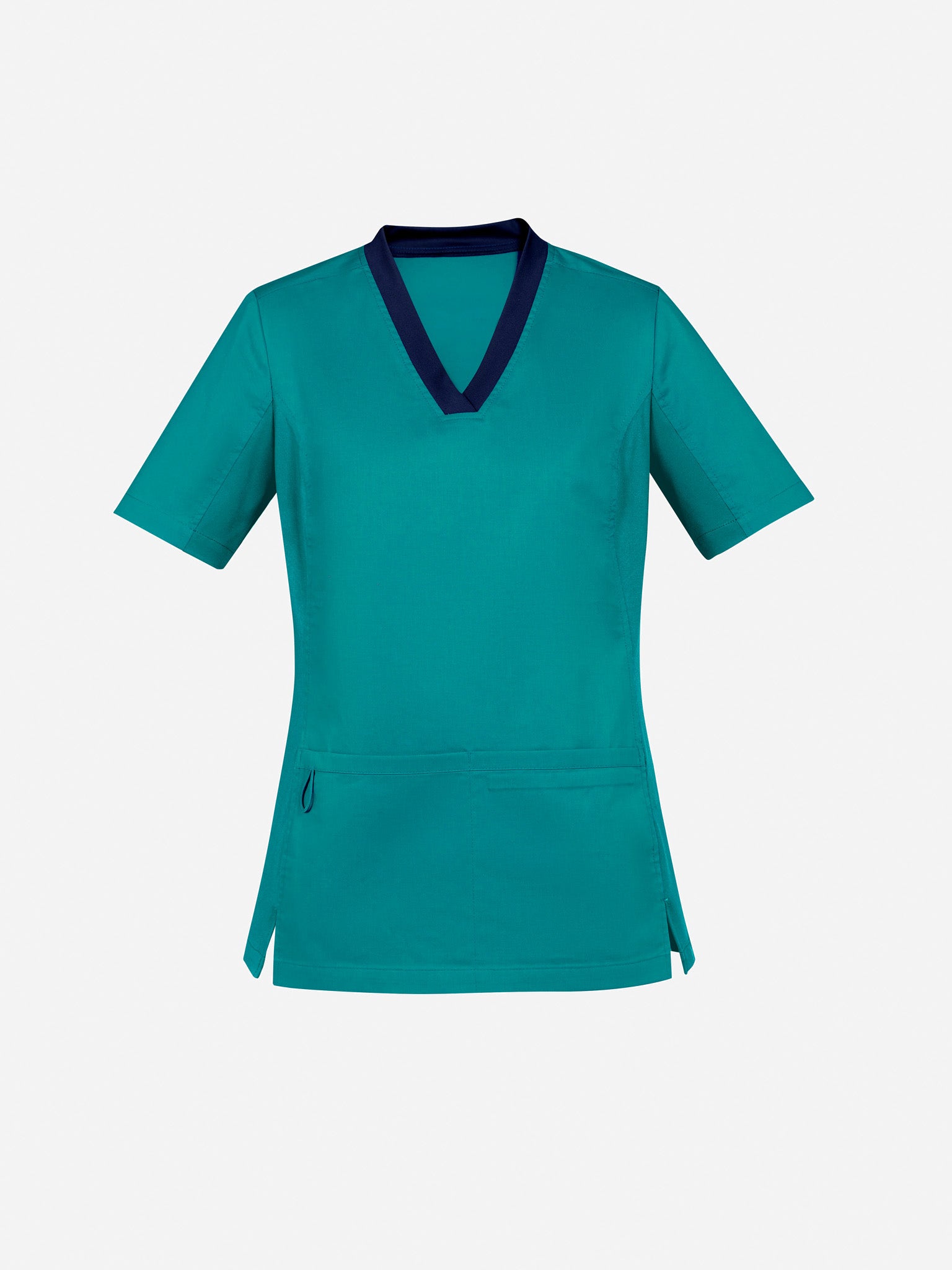 Inaura CST043LS Riley Womens Stretch Scrub Top in Teal