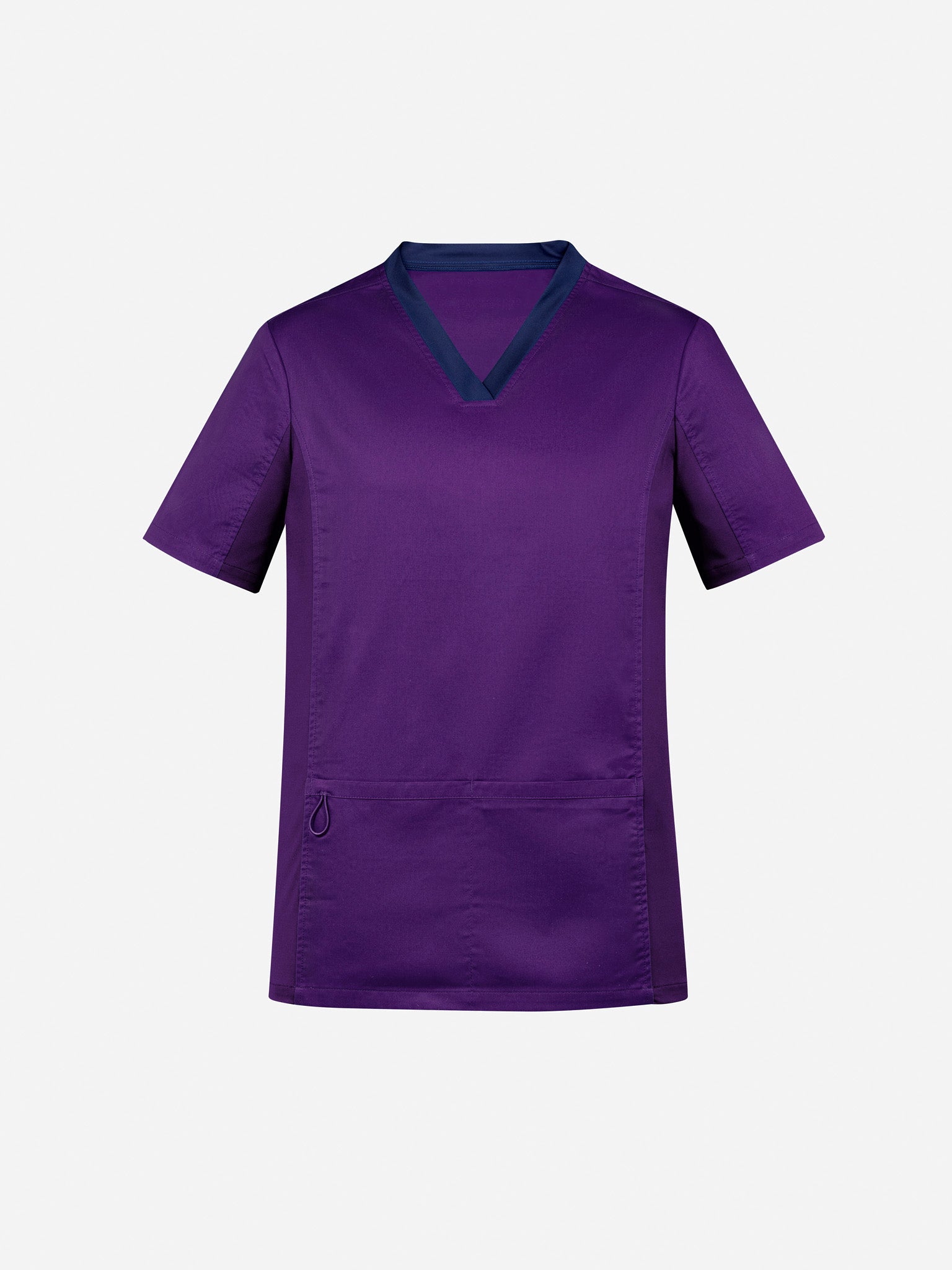Inaura CST043MS Riley Mens Stretch Scrub Top in Purple