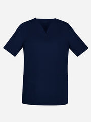 Inaura CST141LS Tokyo Womens Scrub Top in Midnight Navy