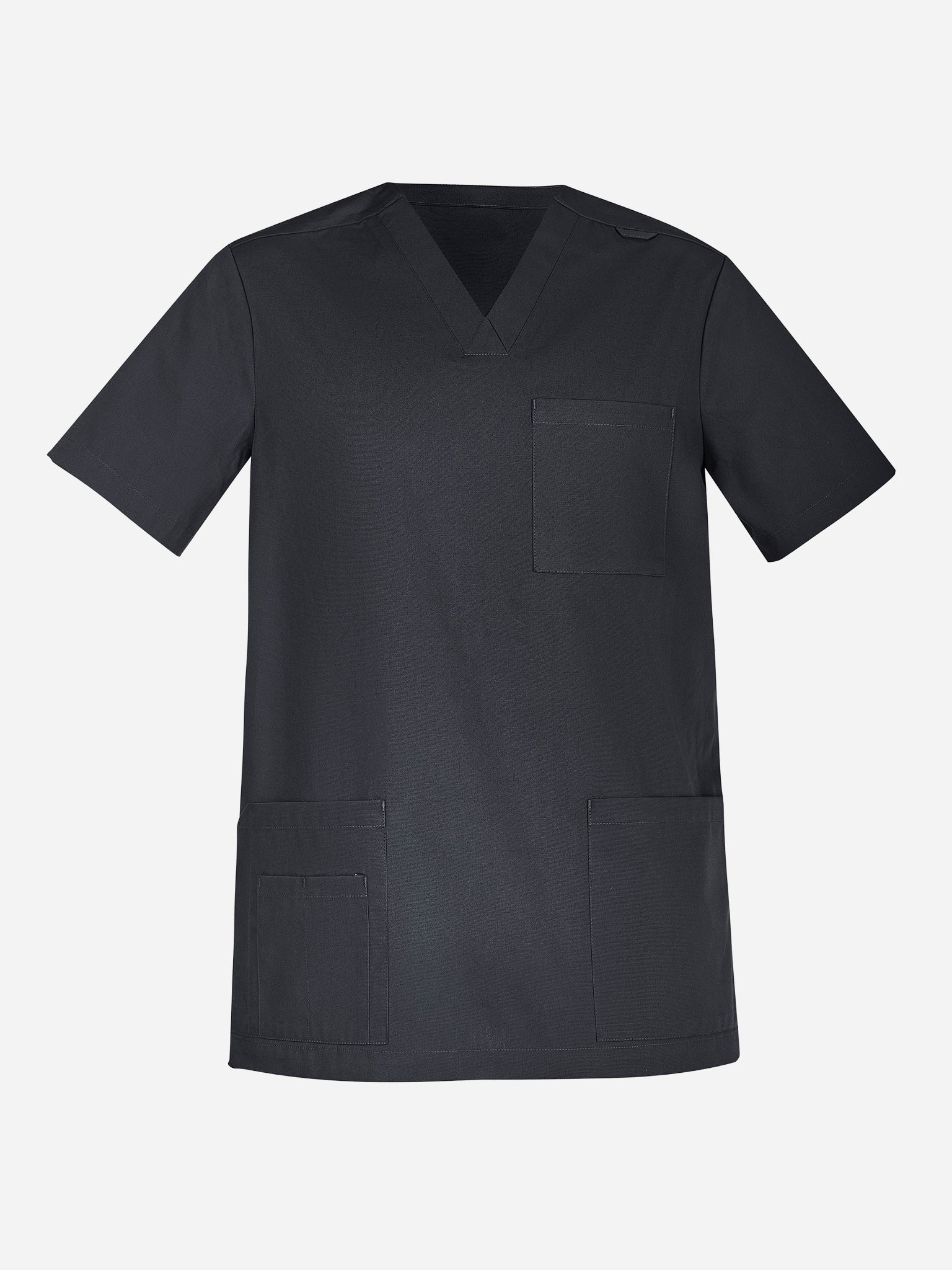 Inaura CST141MS Tokyo Mens Scrub Top in Charcoal