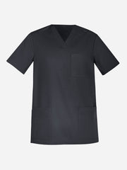 Inaura CST141MS Tokyo Mens Scrub Top in Charcoal