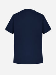Inaura CST141MS Tokyo Mens Scrub Top in Midnight Navy - back view