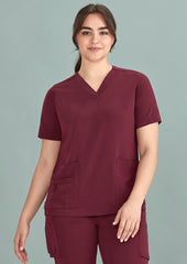 Womens Avery V-Neck Scrub Top - CST941LS - biz-care-5