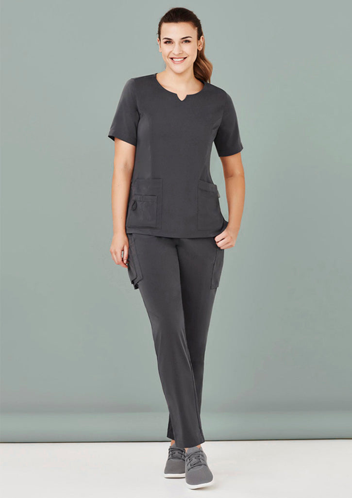 Womens Avery Round Neck Scrub Top - CST942LS - biz-care-1