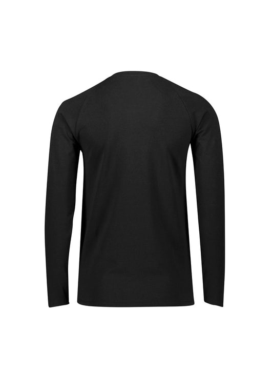 Biz Collection CT247LL Performance Womens Long Sleeve Tee in Black - back view