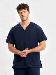 Pulse Unisex V-Neck Scrub Top - CU544US - inaura-2