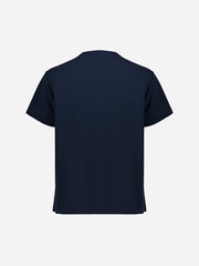 Inaura CU544US Pulse Unisex V-Neck Scrub Top in Midnight Navy - back view
