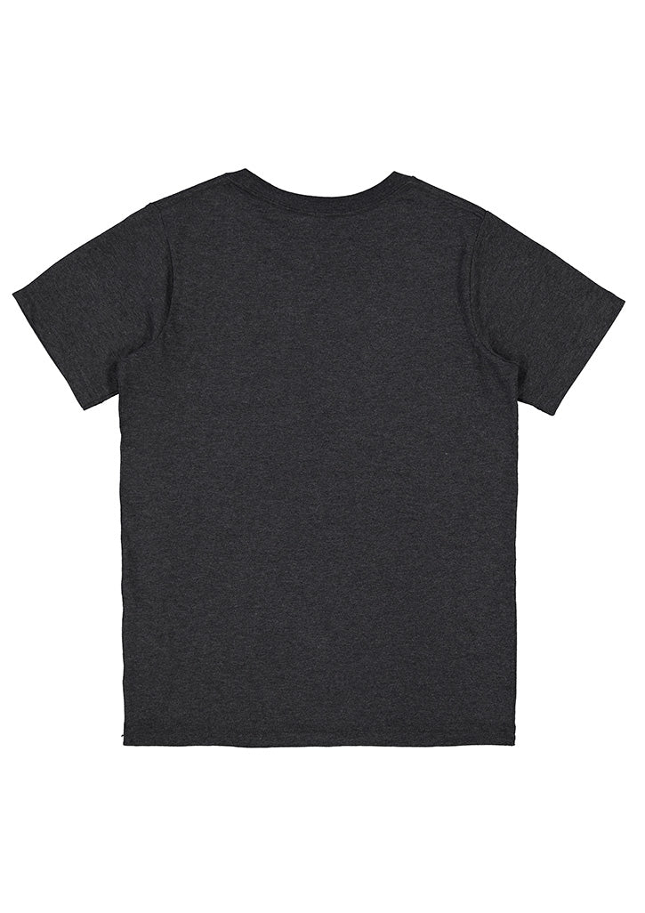 Basis Kids Short Sleeve Tee - X1001K in Charcoal Marle