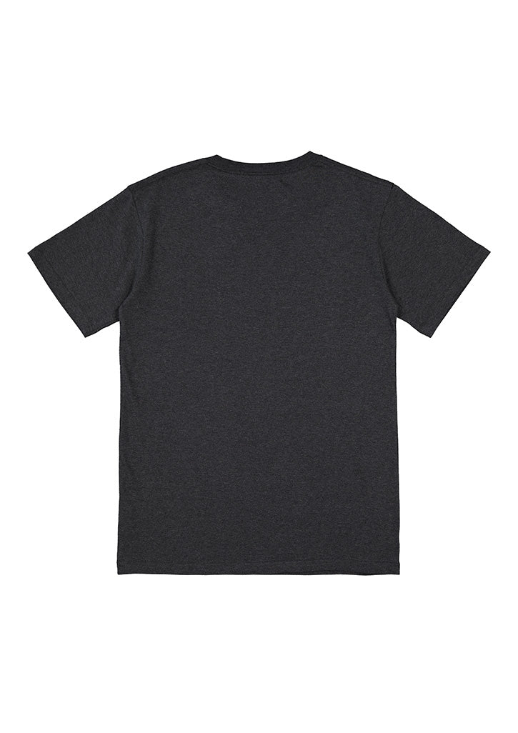 Basis Mens Short Sleeve Tee - X1001M in Charcoal Marle