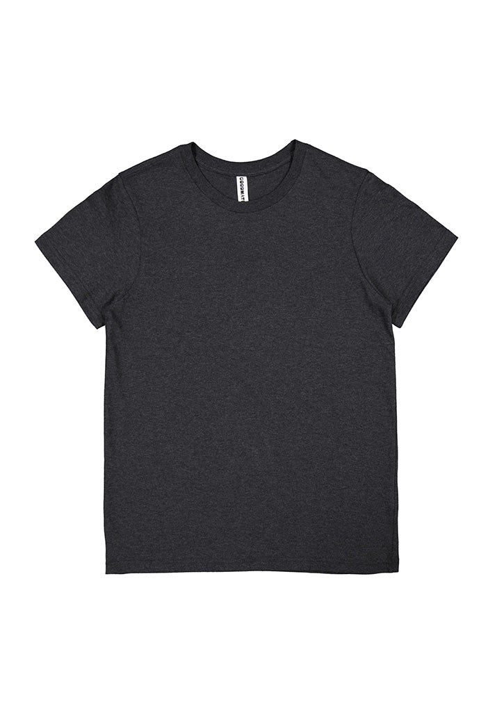 Basis Womens Short Sleeve Tee - X1001W in Charcoal Marle