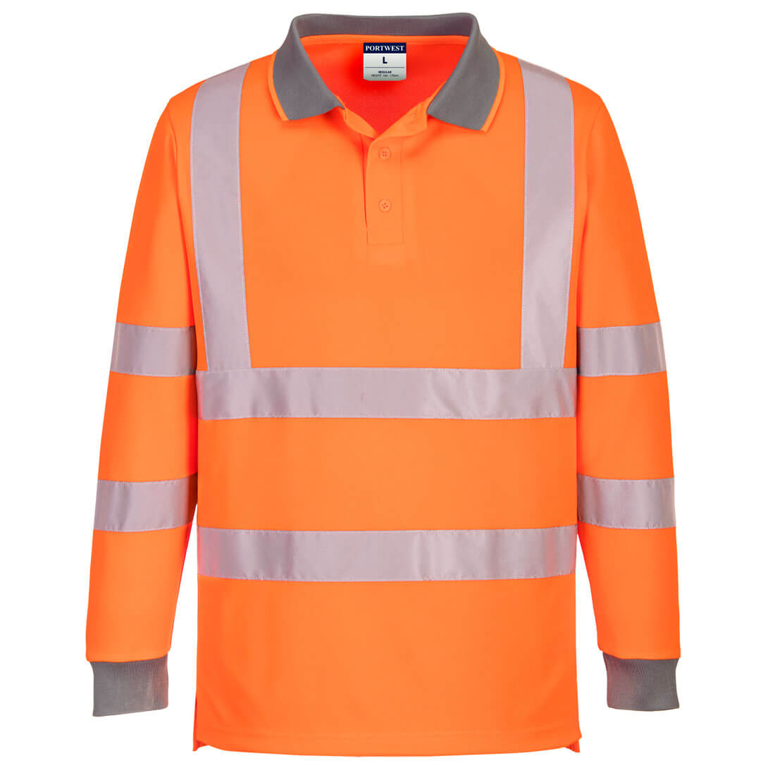 Eco Hi-Vis Polo Shirt L/S (6 Pack) - EC11 - Portwest-0