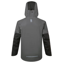 Portwest EV460 EV4 Shell Jacket in Metal Grey - back view
