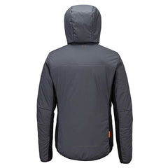 Portwest EV470 EV4 Insulated Hybrid Jacket in Metal Grey - back view