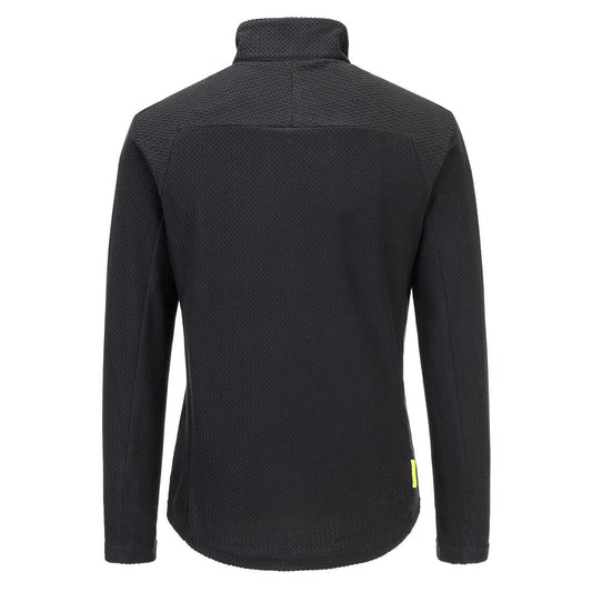 Portwest EV480 EV4 Textured Fleece in Black - back view