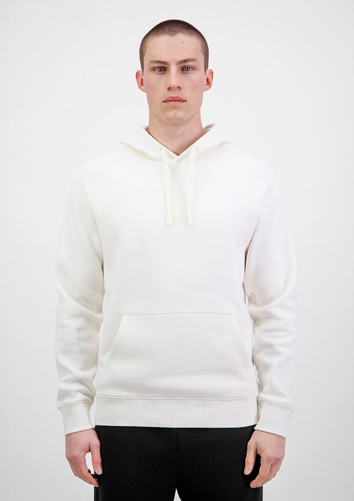 Basis Mens Hoodie - X1003M in Ecru - model