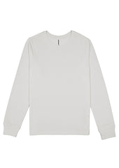 Basis Womens Long Sleeve Tee - X1002W in Ecru