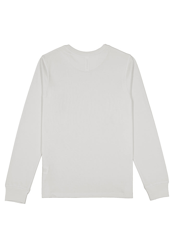 Basis Womens Long Sleeve Tee - X1002W in Ecru