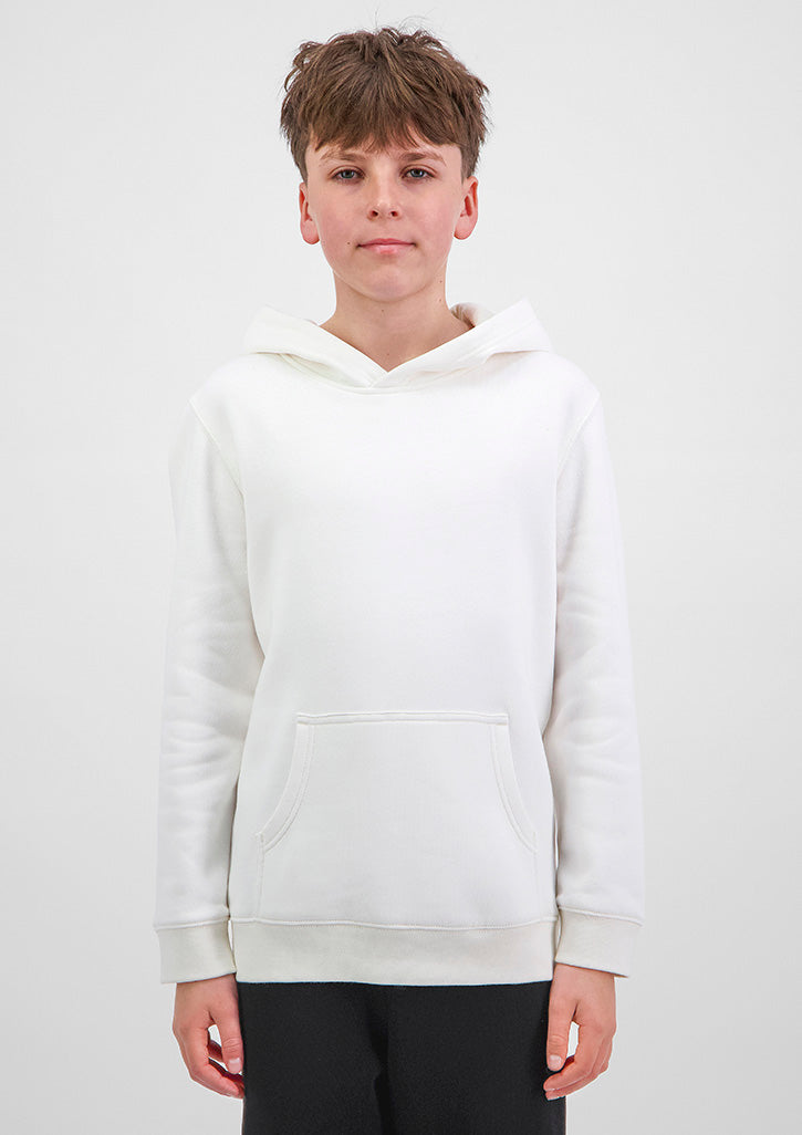 Basis Youth Hoodie - X1003Y in Ecru - model