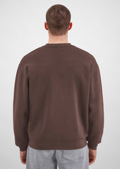 Everyday Mens Crew Sweatshirt - X2007M in Espresso - model