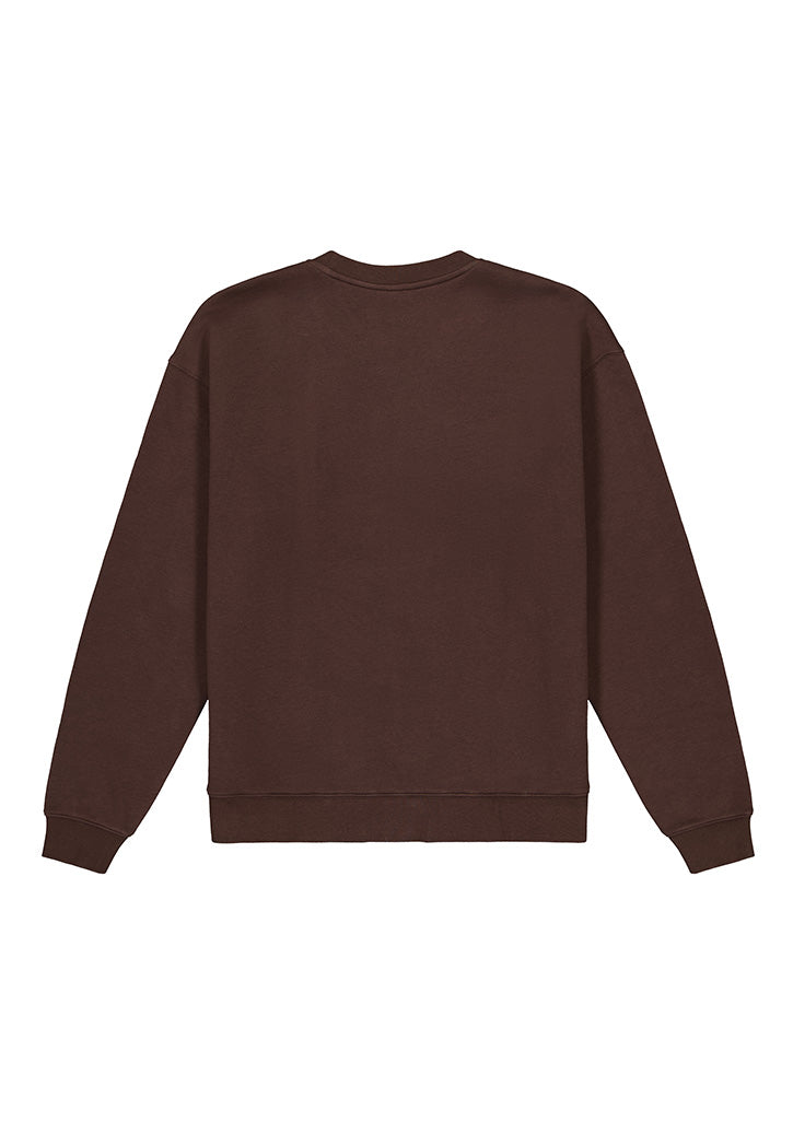 Everyday Mens Crew Sweatshirt - X2007M in Espresso
