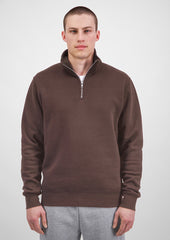 Everyday Mens 1/4 Zip - X2006M in Espresso - model