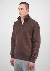 Everyday Mens 1/4 Zip - X2006M in Espresso - model