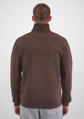 Everyday Mens 1/4 Zip - X2006M in Espresso - model
