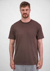 Everyday Mens Short Sleeve Tee - X2001M in Espresso - model