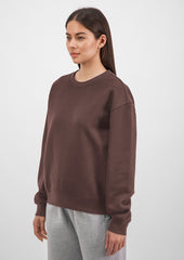 Everyday Womens Crew Sweatshirt - X2007W in Espresso - model