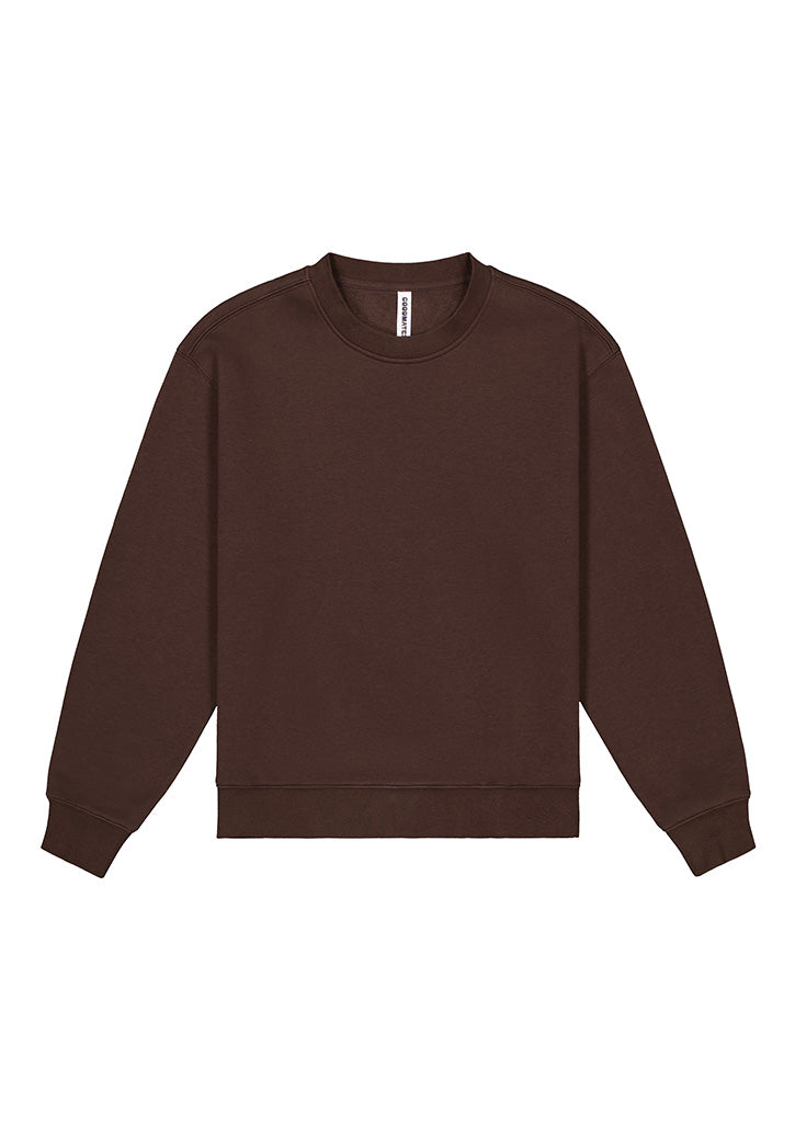 Everyday Womens Crew Sweatshirt - X2007W in Espresso