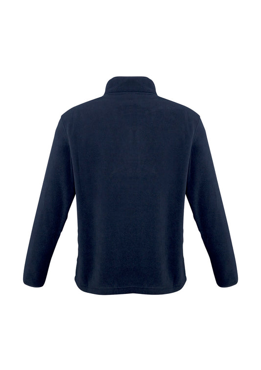 Biz Collection F10510 Trinity Mens Fleece in Navy - back view