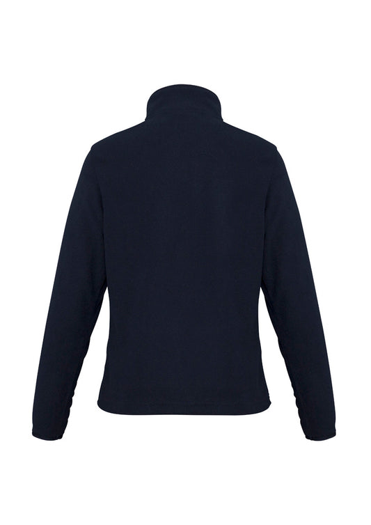 Biz Collection F10520 Trinity Womens Fleece in Navy - back view