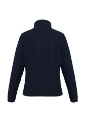 Biz Collection F10520 Trinity Womens Fleece in Navy - back view