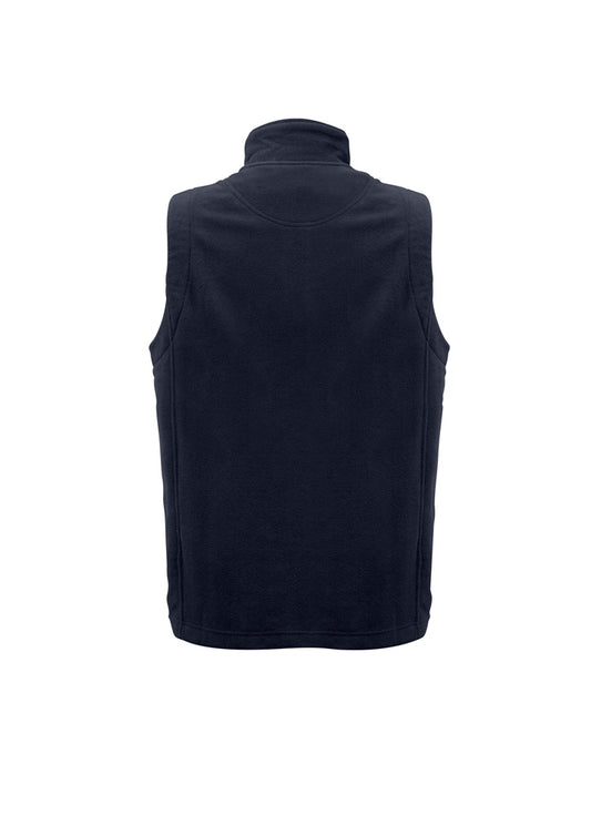 Biz Collection F233MN Plain Mens Vest in Navy - back view
