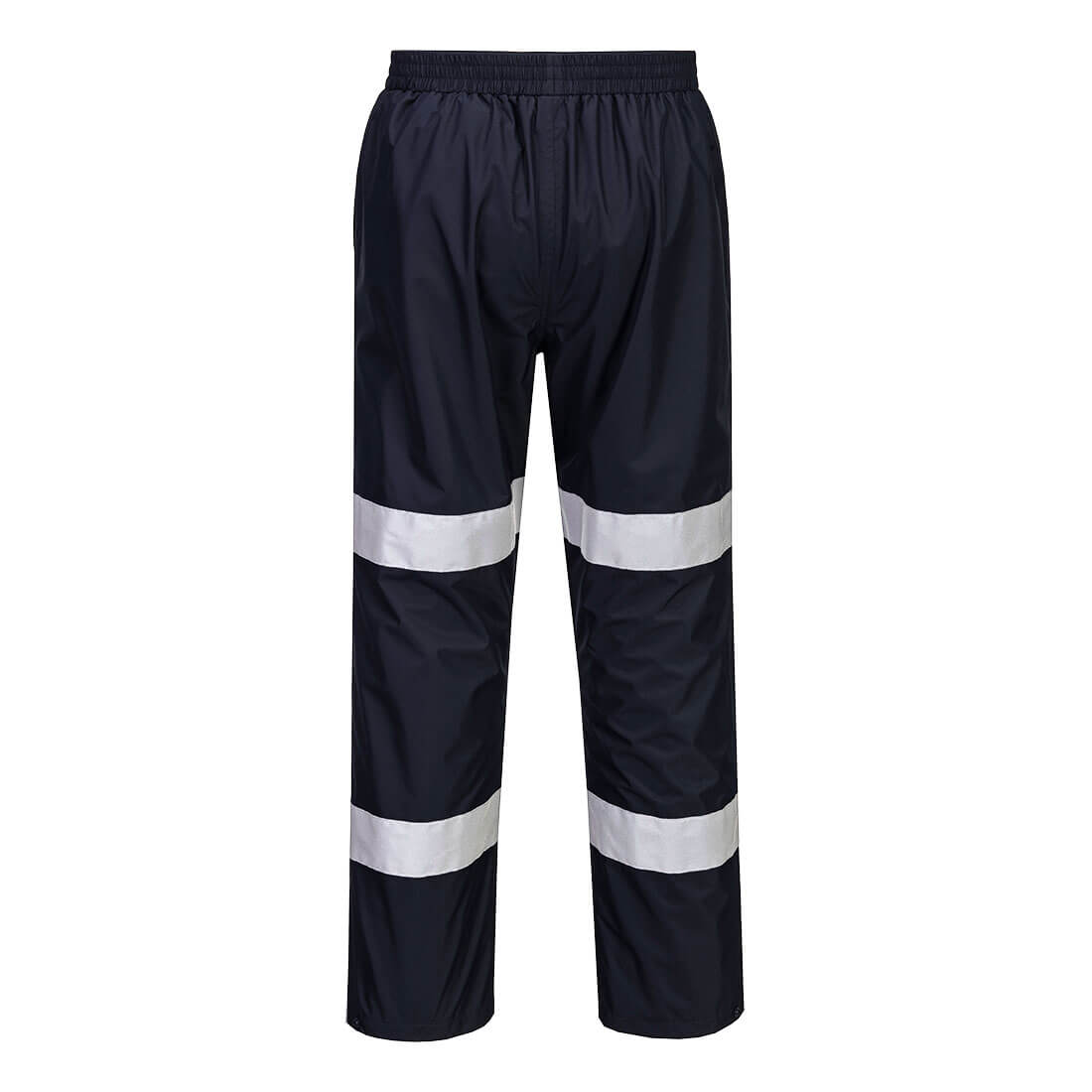 Portwest F443 Iona Enhanced Lightweight Packable Trousers in Dark Navy - back view