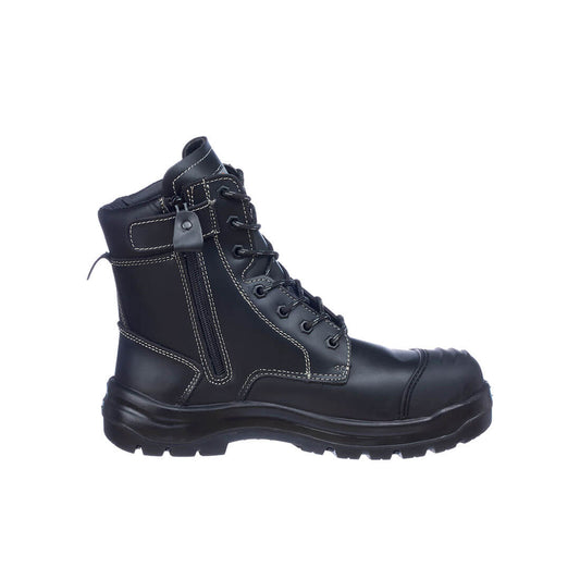 Portwest FD15 Eden Safety Boot S3 HRO CI HI in Black - back view