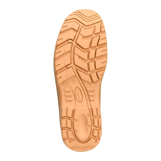 Portwest FD22 Composite Leather Shin Boot S3S HRO FO SC HI CI AP LG SR in Wheat - back view