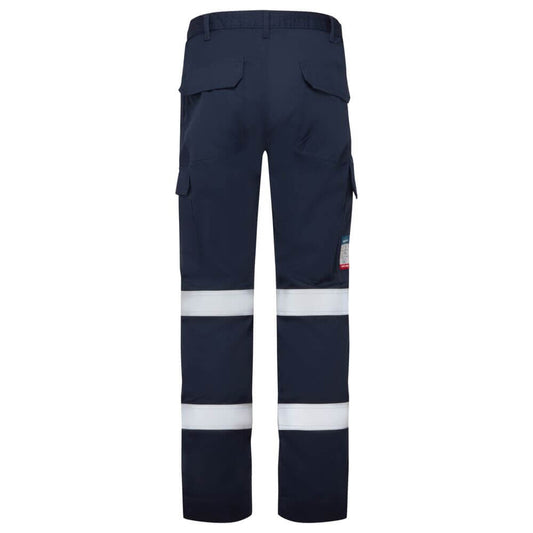 Portwest FR431 Bizflame Work FR Pants in Navy - back view