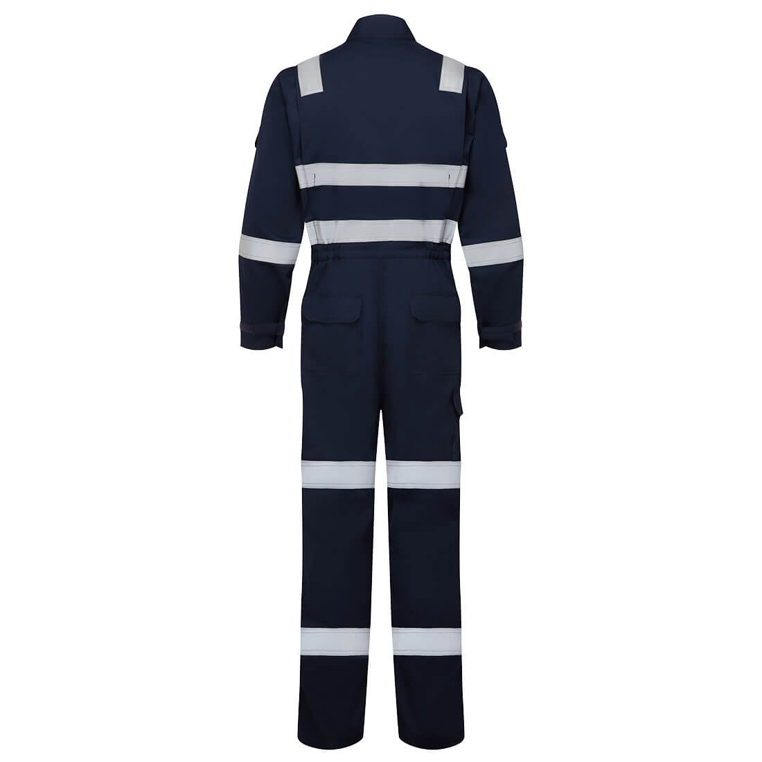Portwest FR517 Bizflame Work Class N FR Coverall in Navy - back view