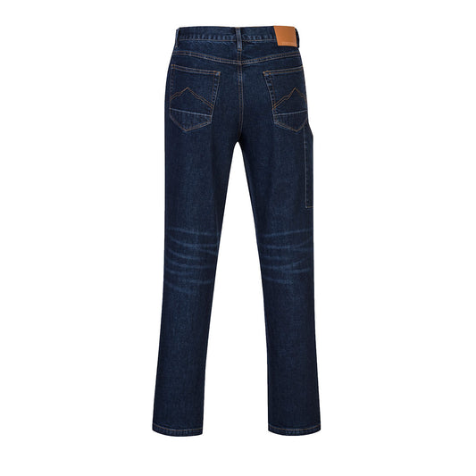 Portwest FR54 Bizflame Denim Flex FR Jeans in Indigo - back view