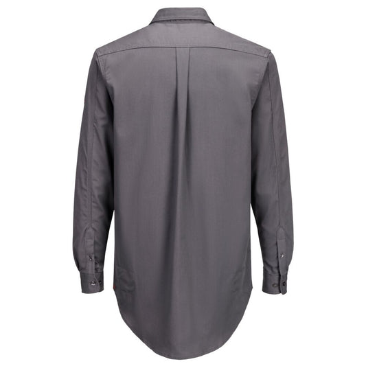 Portwest FR89 Bizflame 88/12 FR Work Shirt in Grey - back view