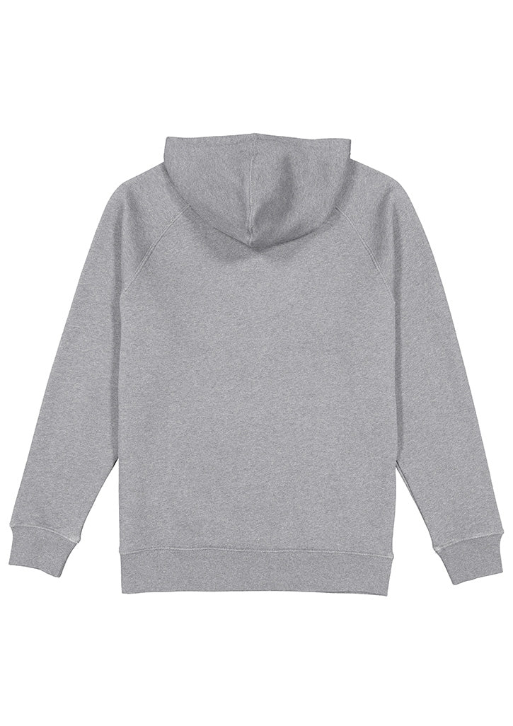 Basis Mens Hoodie - X1003M in Grey Marle